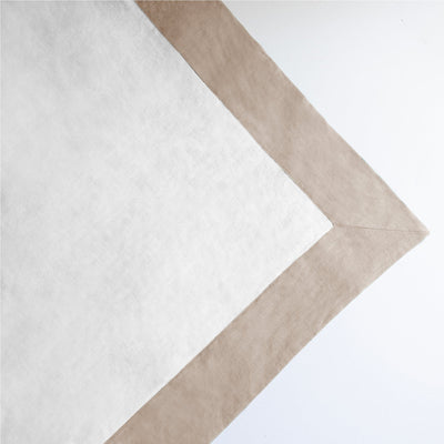 Bordered Linen Tablecloth