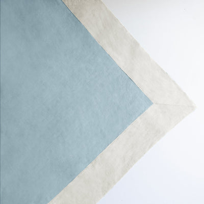 Bordered Linen Tablecloth