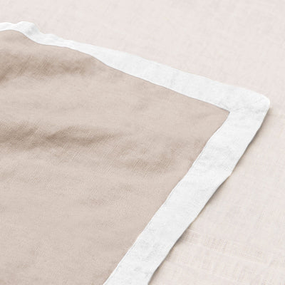 Bordered Linen Napkin
