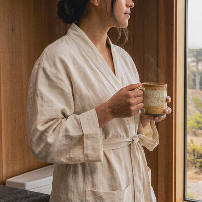 Smooth Linen Robe