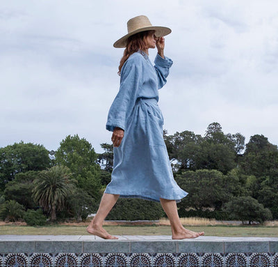 Smooth Linen Robe