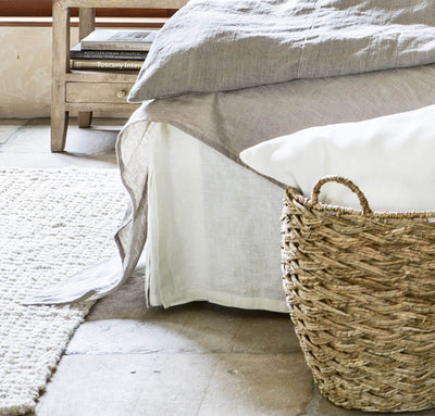 Orkney Linen Bed Skirt (Ready to Ship)