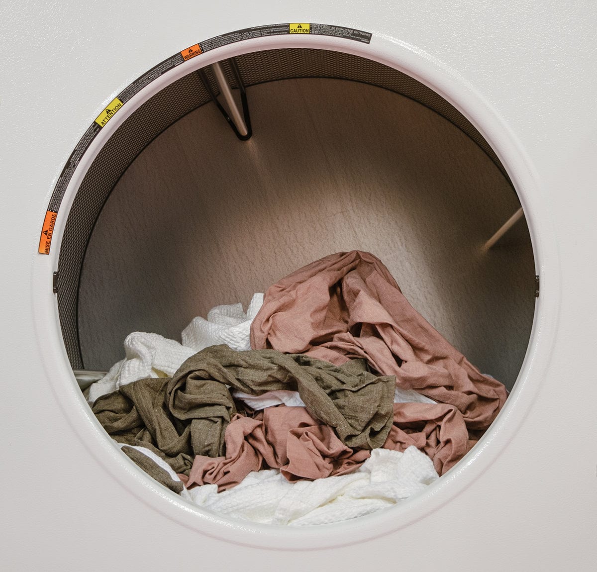 Various of linen fabric in wahing machine