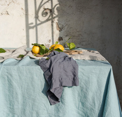 St. Barts Linen Table set (Tablecloth & Napkin Set)