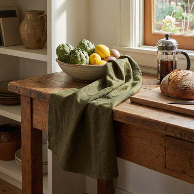 St. Barts Linen Tea Towel