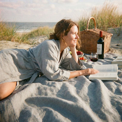 Smooth Linen Robe