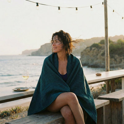 Orkney Linen Throw Blanket